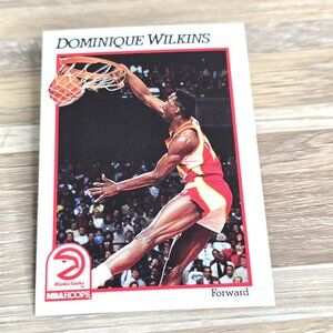 1991 Dominique Wilkins Basketball Card NBA No 7